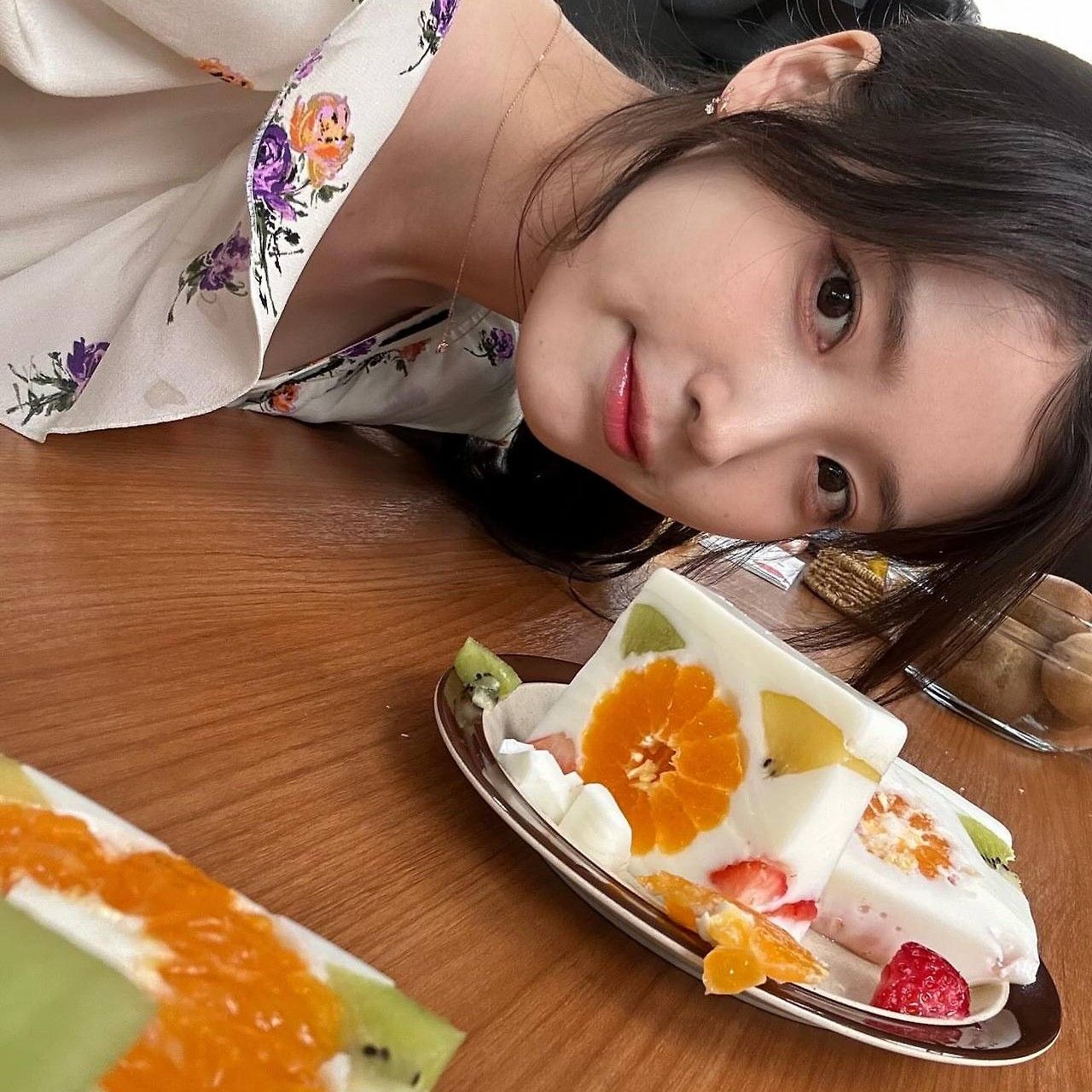 A moment captured by IU's fan