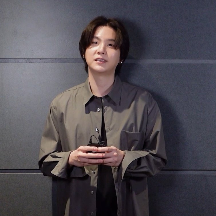 Recent activity shot of SUGA (BTS)