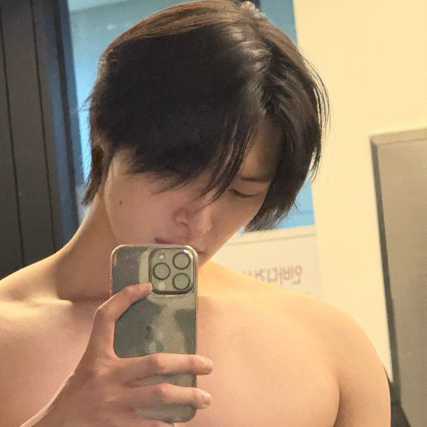 Recent activity shot of Mingi (ATEEZ)