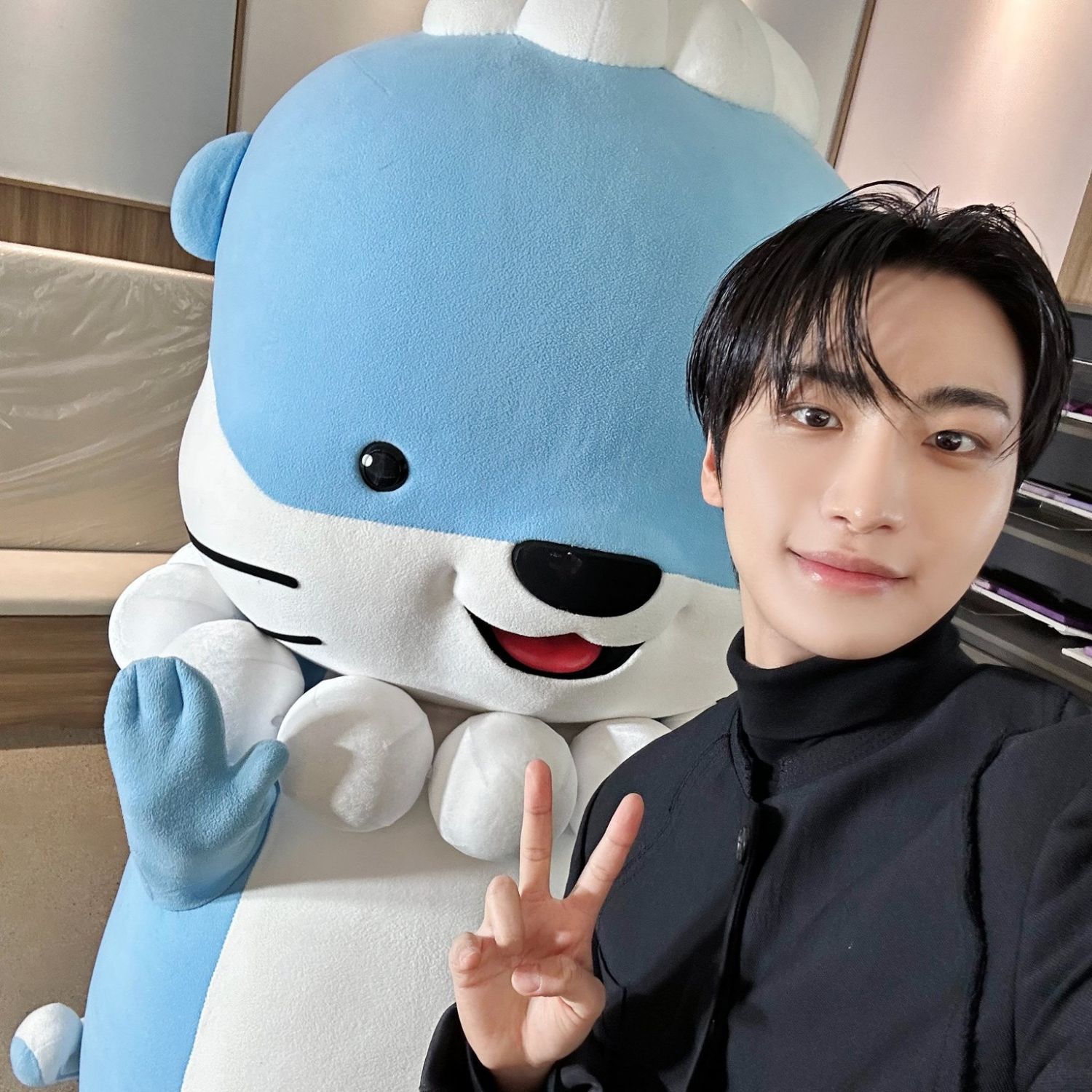 Recent activity shot of Seonghwa (ATEEZ)