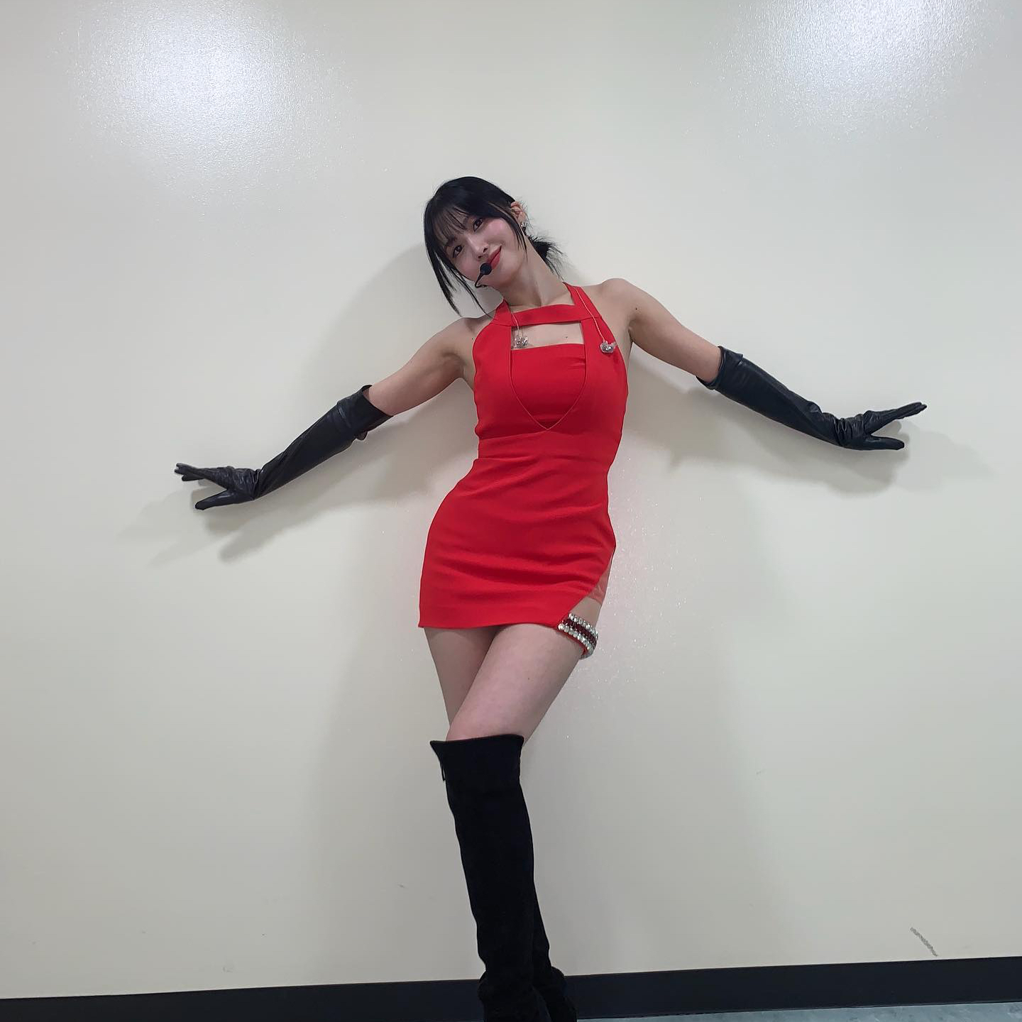 Momen yang diabadikan oleh penggemar Momo (TWICE)