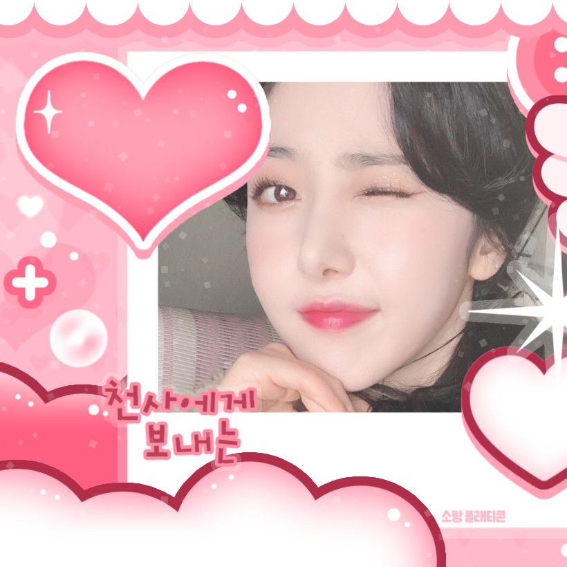A moment captured by SinB (GFRIEND, VIVIZ)'s fan