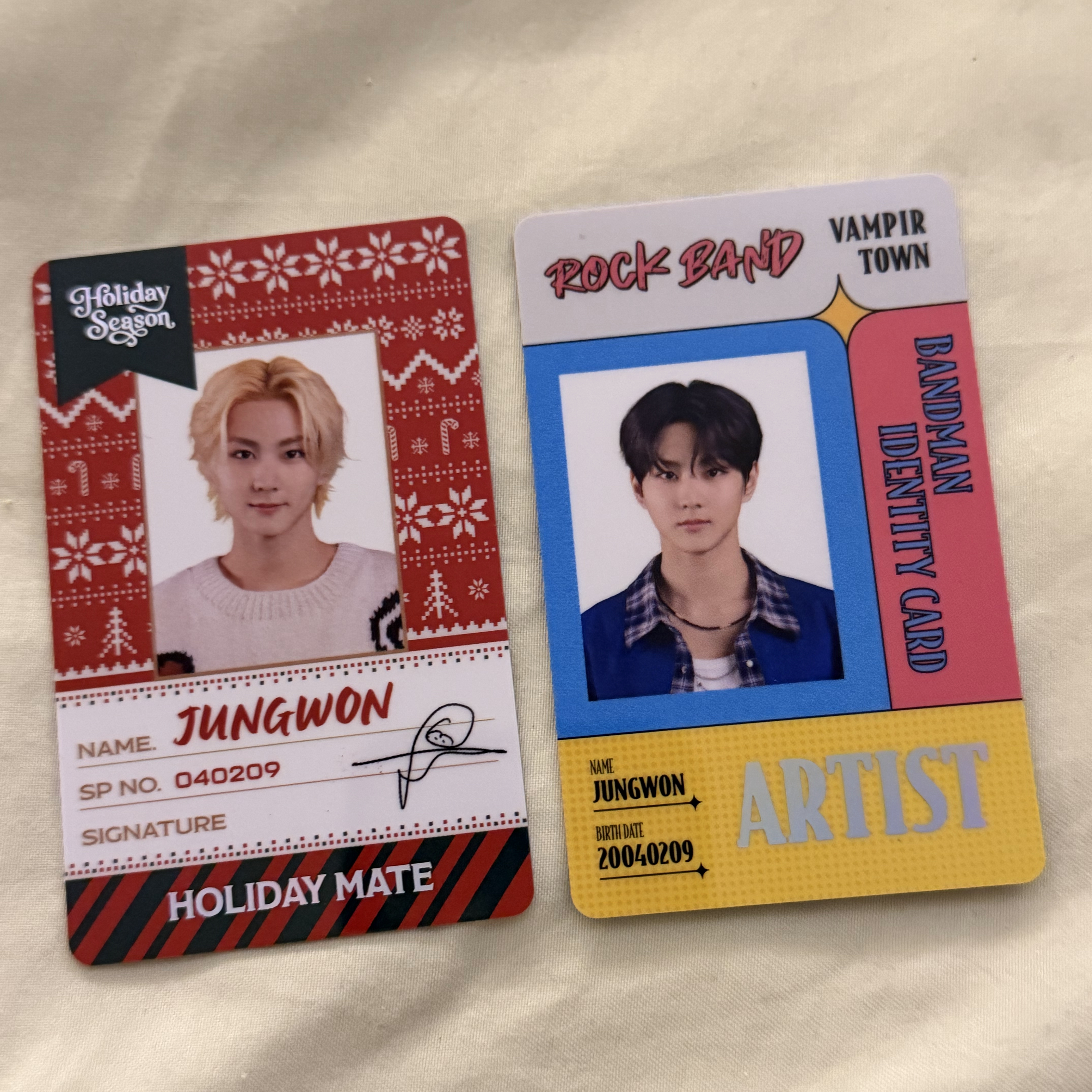 Recent activity shot of Jungwon (ENHYPEN)