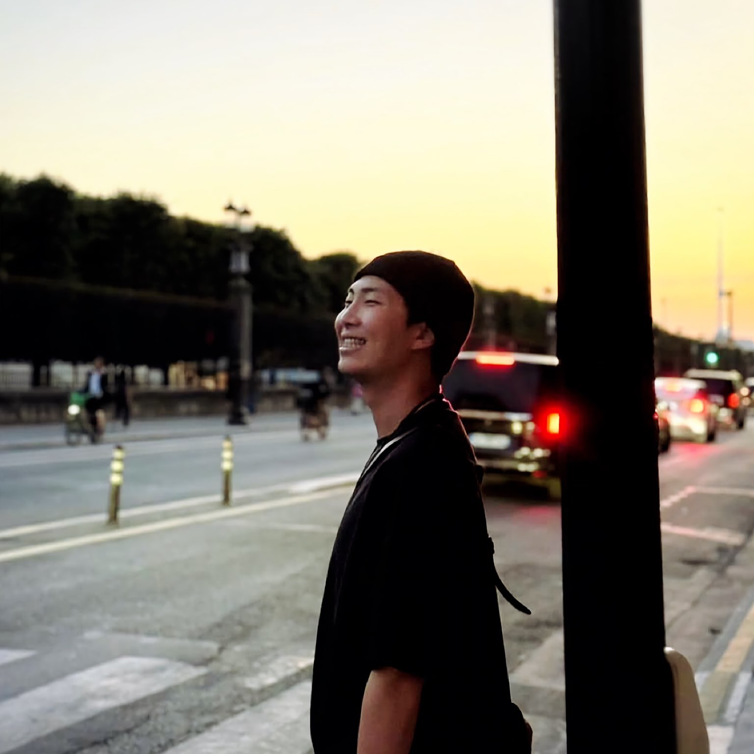A moment captured by RM (BTS)'s fan