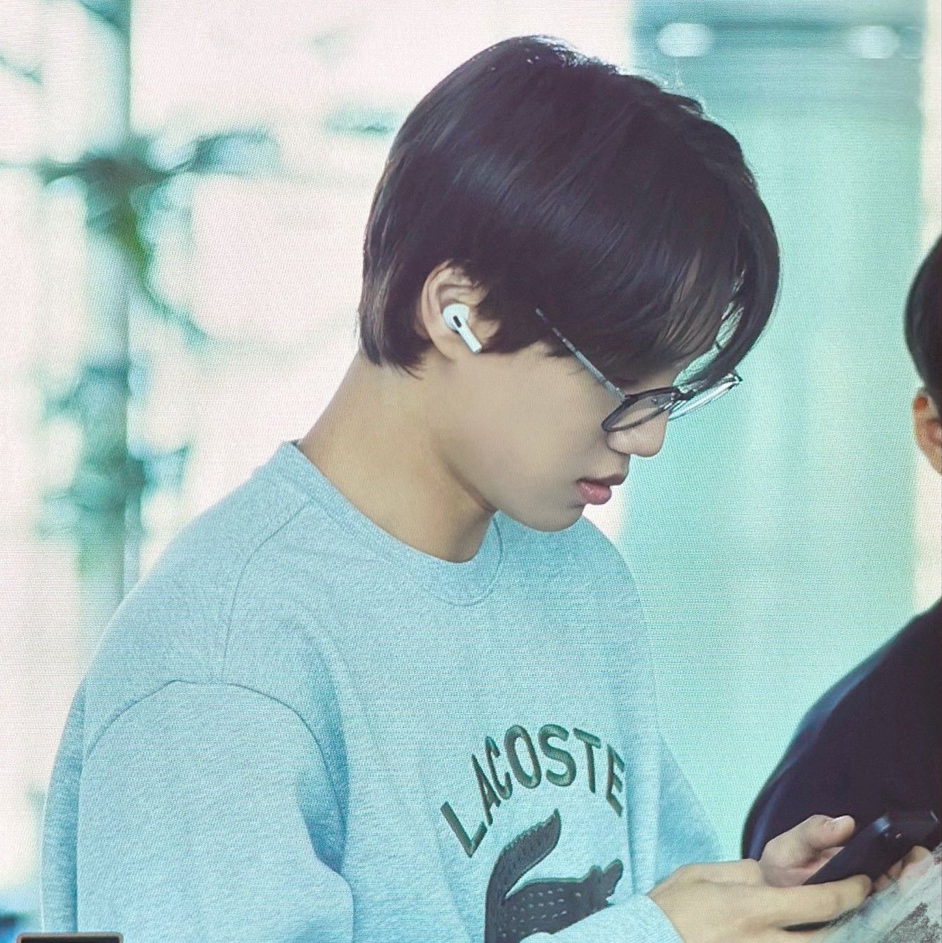 A moment captured by Kai (EXO)'s fan