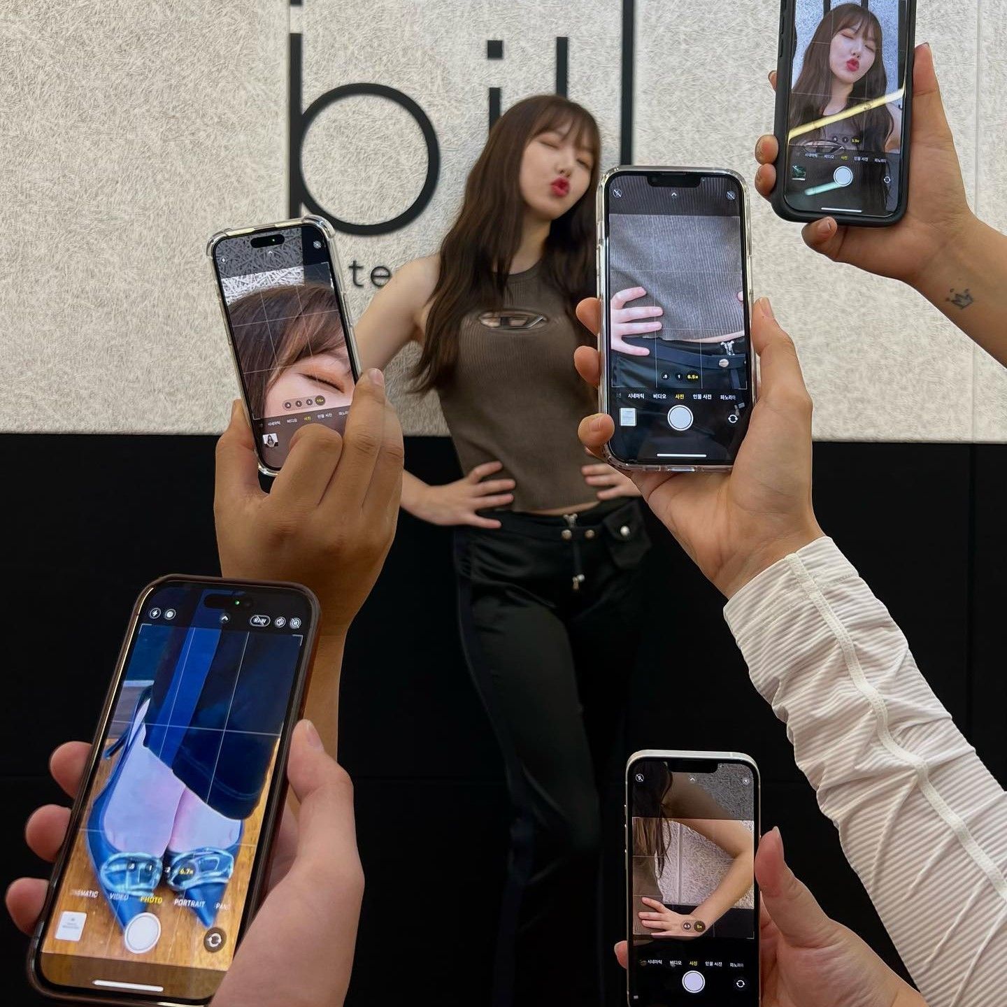 A moment captured by Yerin (GFRIEND)'s fan