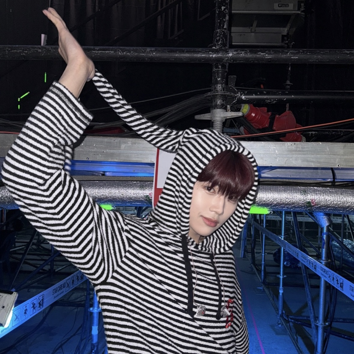 A moment captured by Park Gunwook (ZEROBASEONE)'s fan