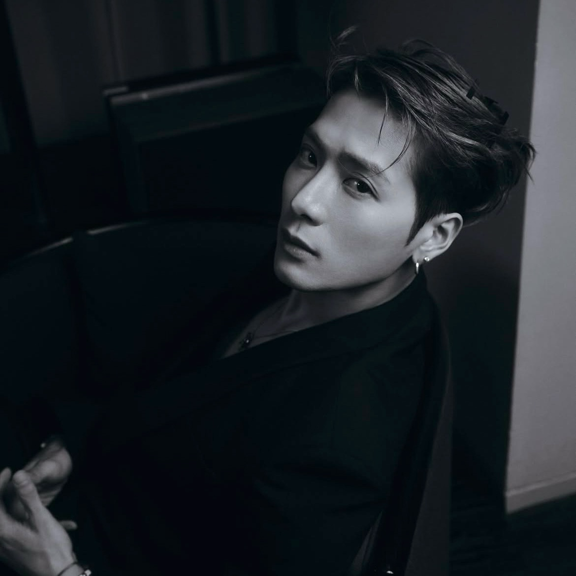 A moment captured by Jackson (GOT7)'s fan