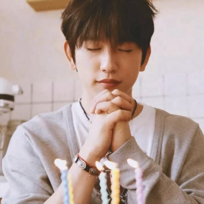 Recent activity shot of Jinyoung (GOT7)