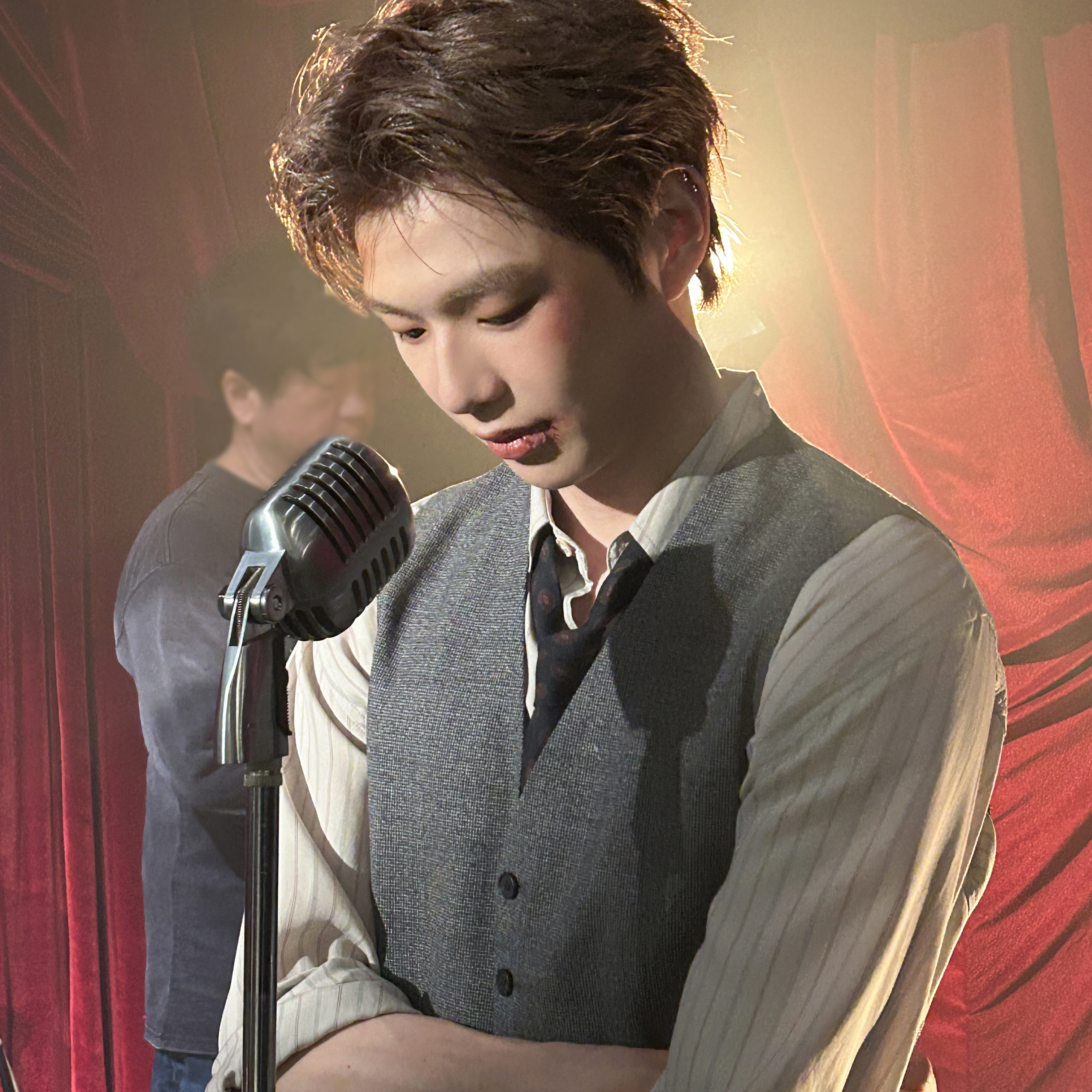 A moment captured by Kang Daniel's fan