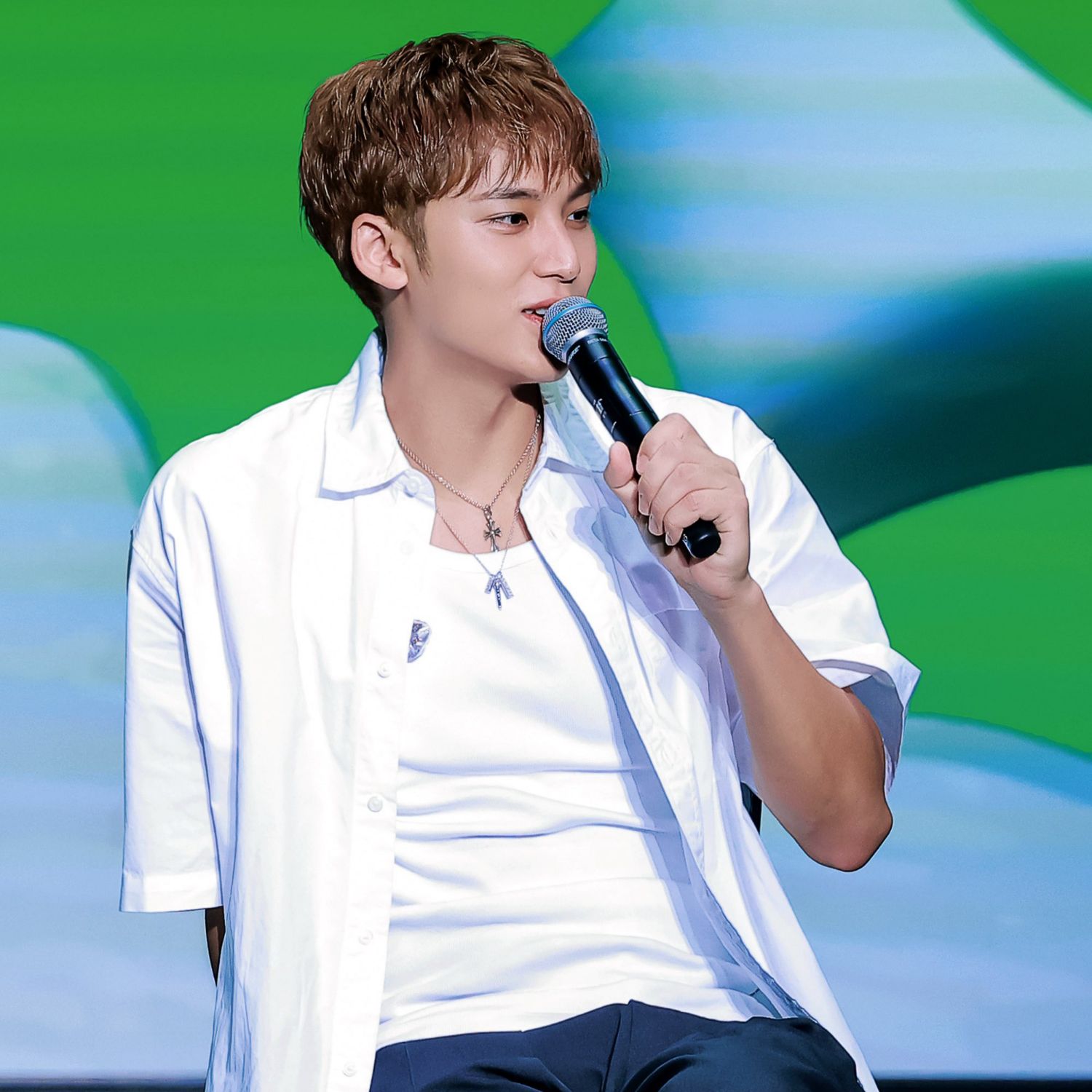Recent activity shot of Mingyu (SEVENTEEN)