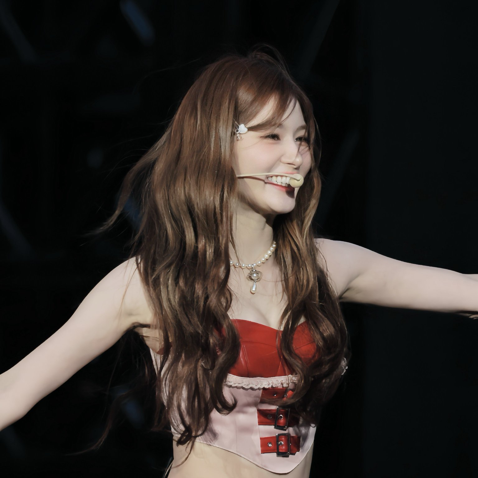 A moment captured by Sana (TWICE)'s fan