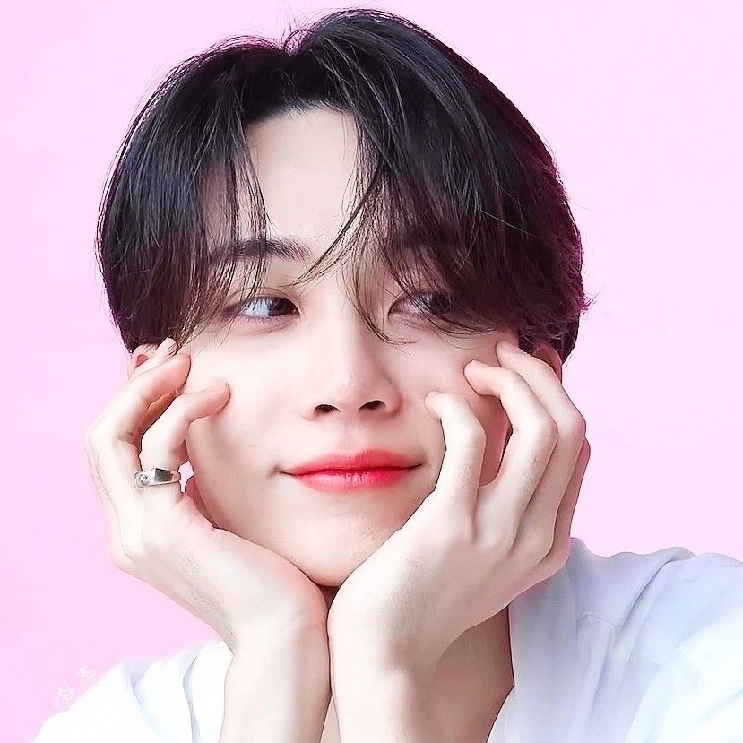 A moment captured by Jeonghan (SEVENTEEN)'s fan