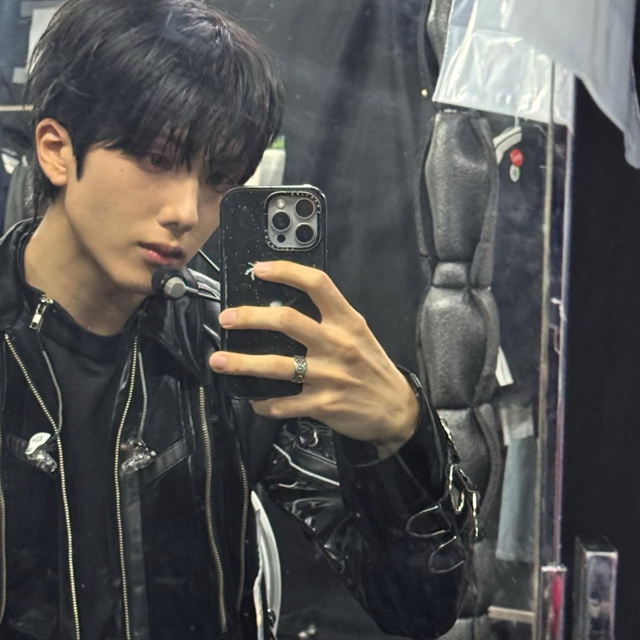 A moment captured by Jisung (NCT DREAM)'s fan
