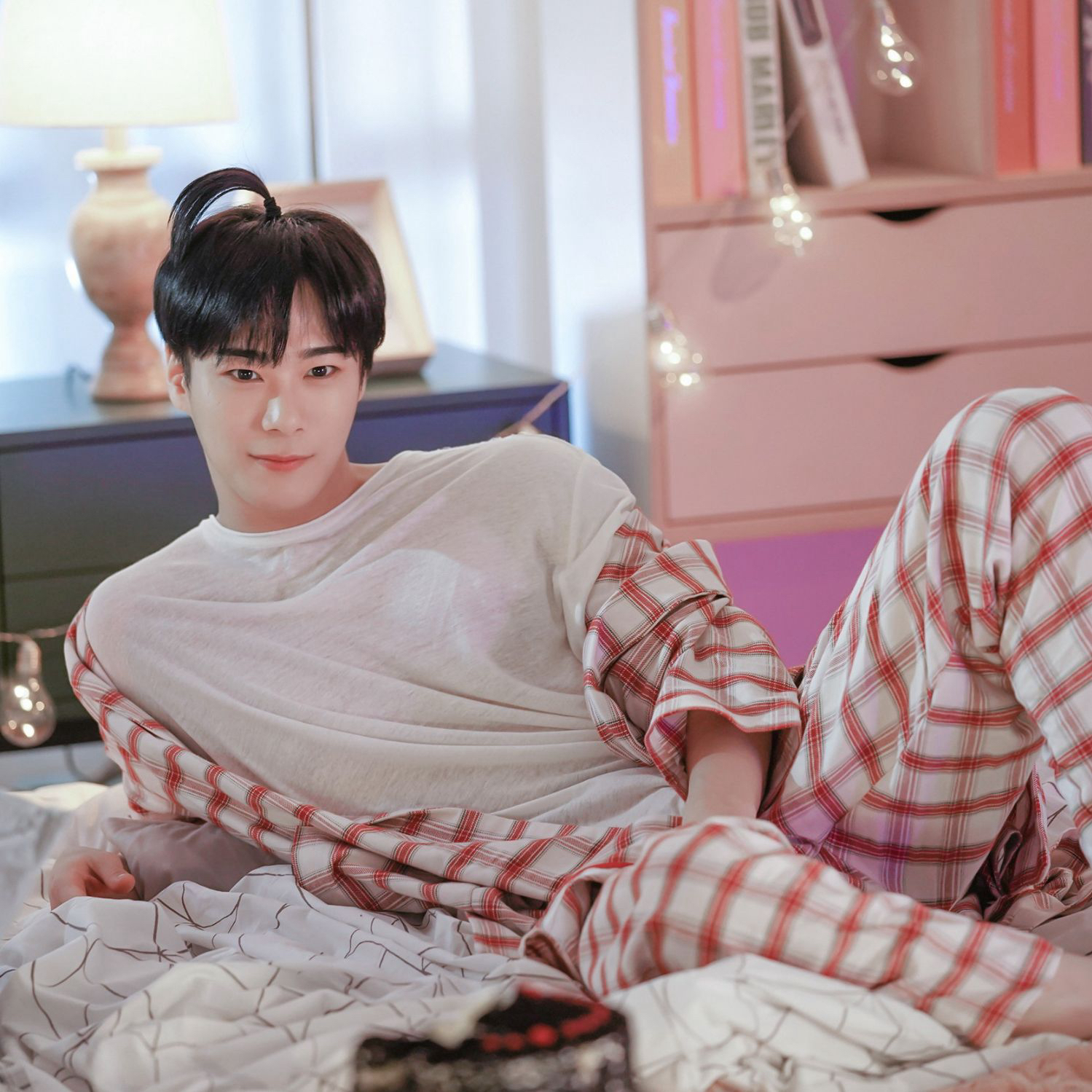 A moment captured by Moonbin (ASTRO)'s fan