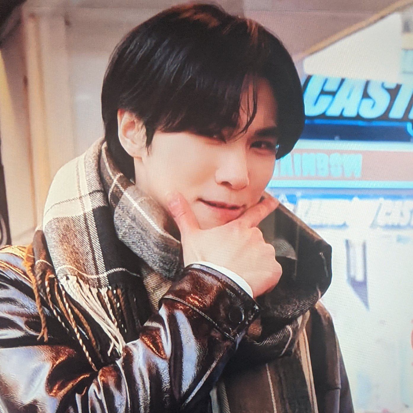 A moment captured by Rocky's fan