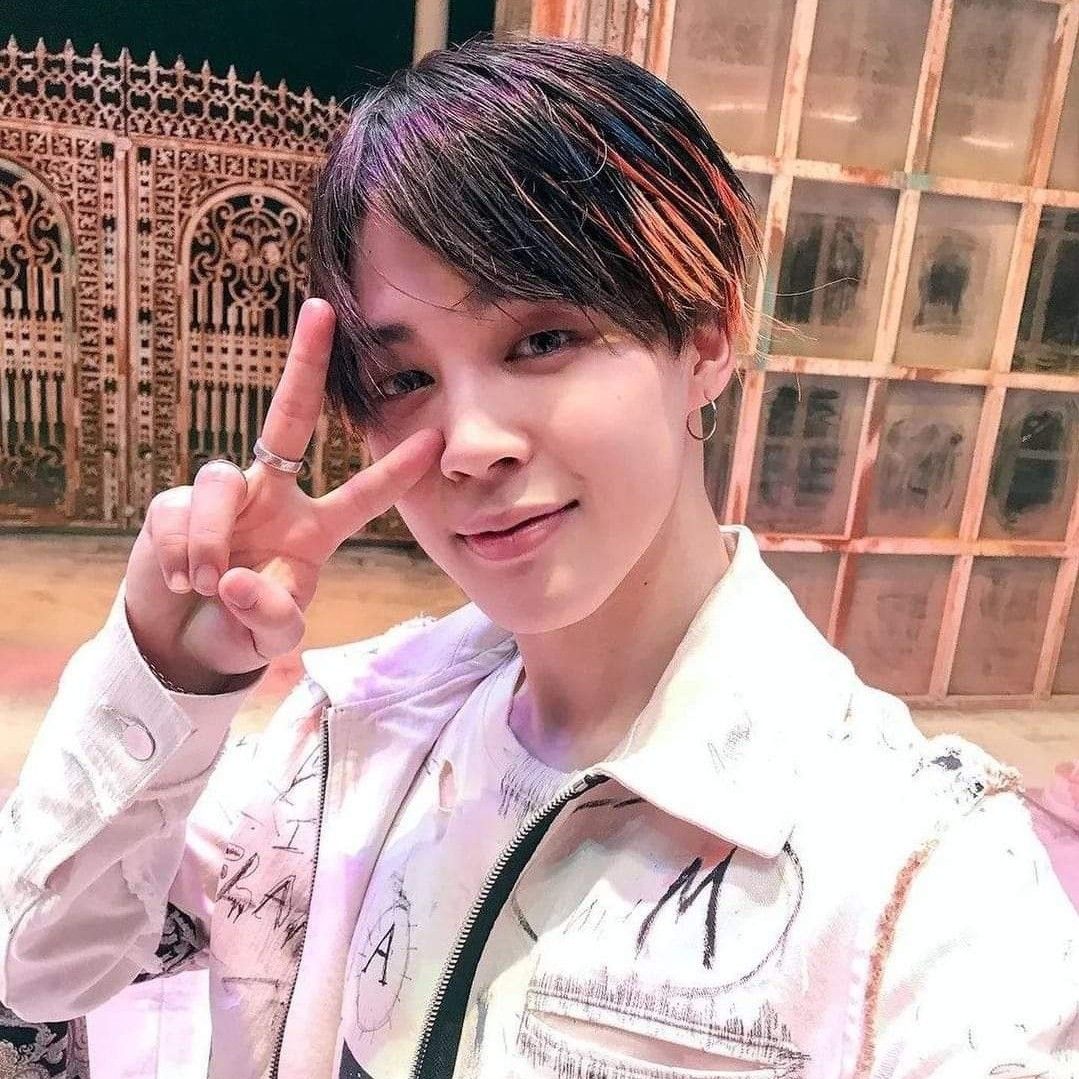 Recent activity shot of Jimin (BTS)