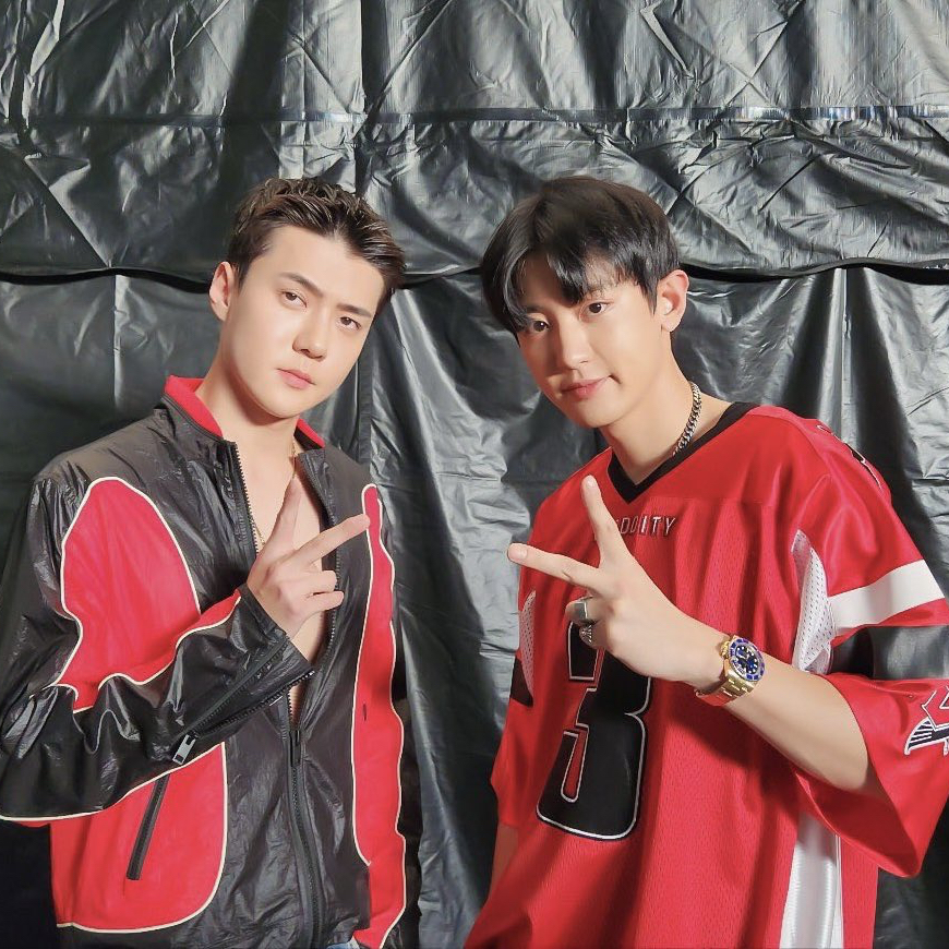 Recent activity shot of EXO