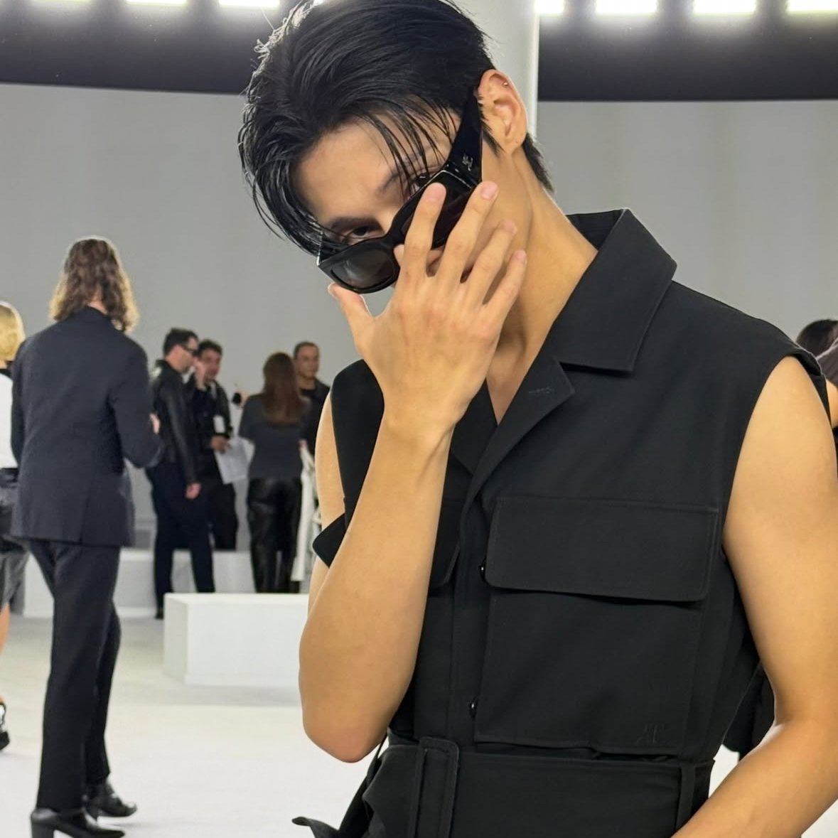 Recent activity shot of Wooyoung (ATEEZ)