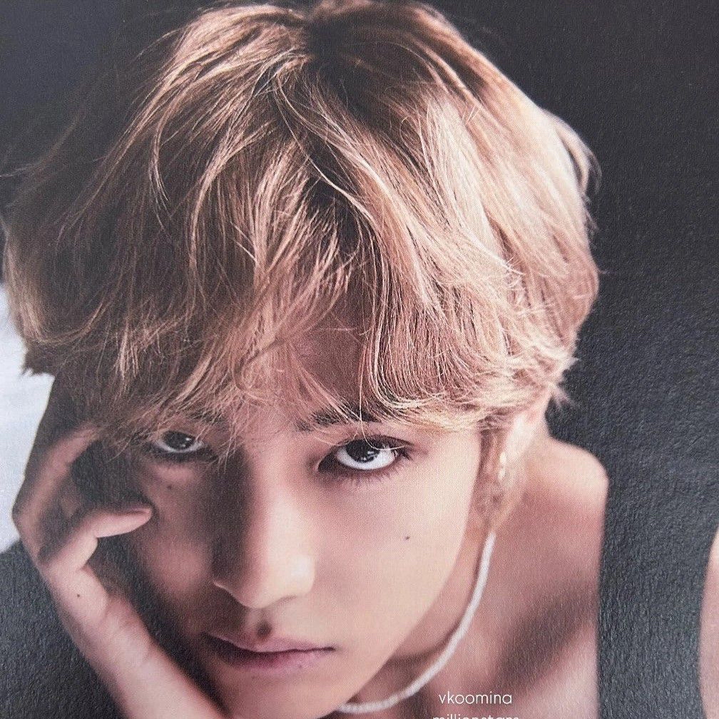 Recent activity shot of V (BTS)
