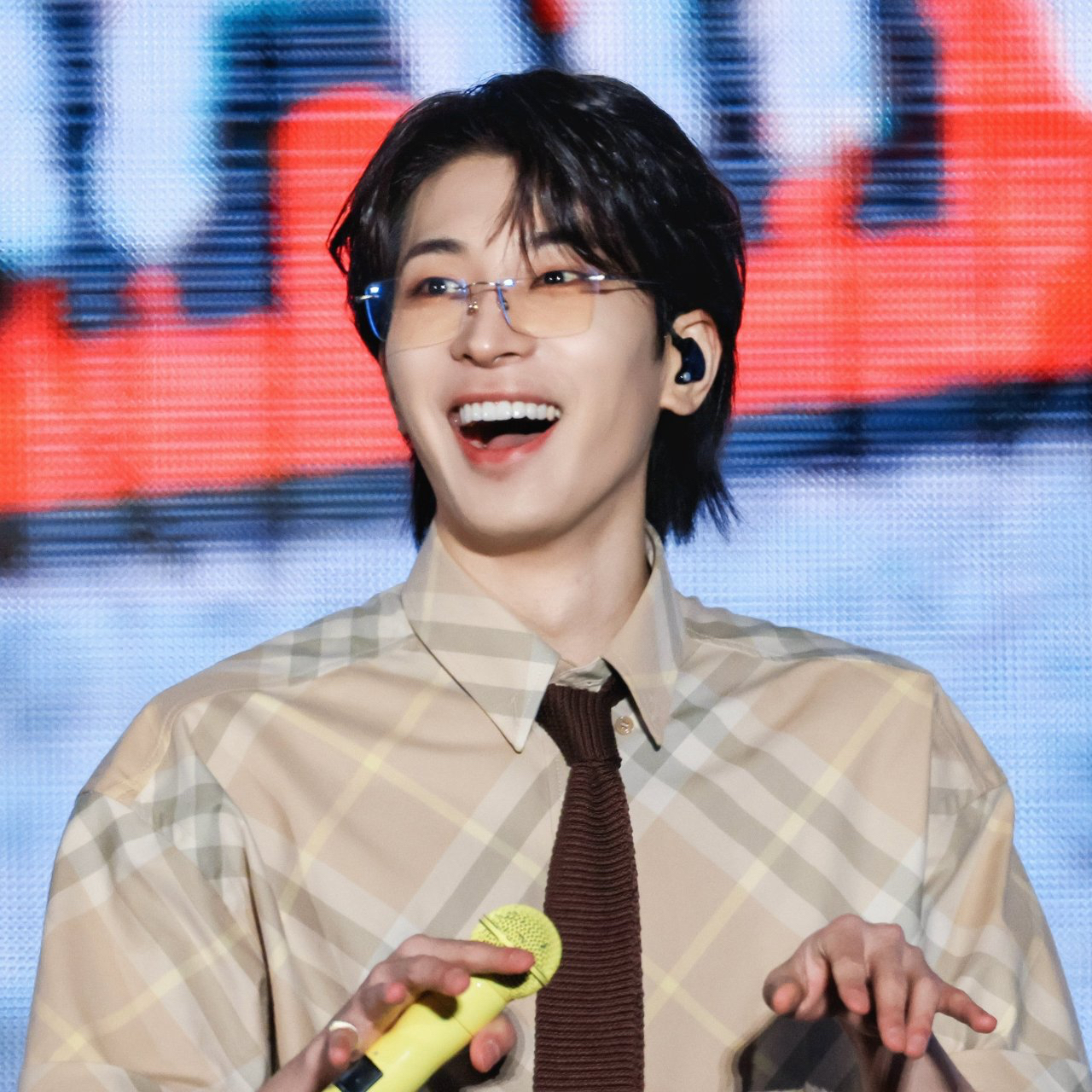A moment captured by Wonwoo (SEVENTEEN)'s fan