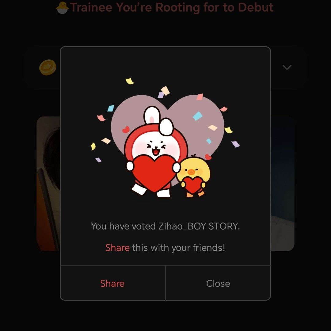 A moment captured by Zihao (BOY STORY)'s fan