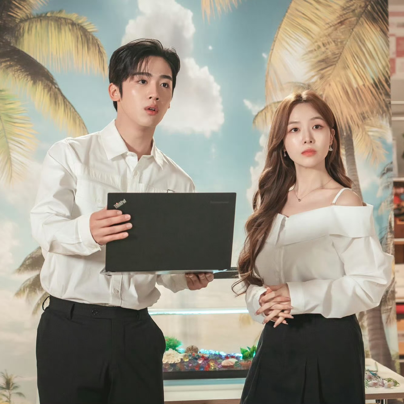 A moment captured by Kim Yohan (WEi)'s fan