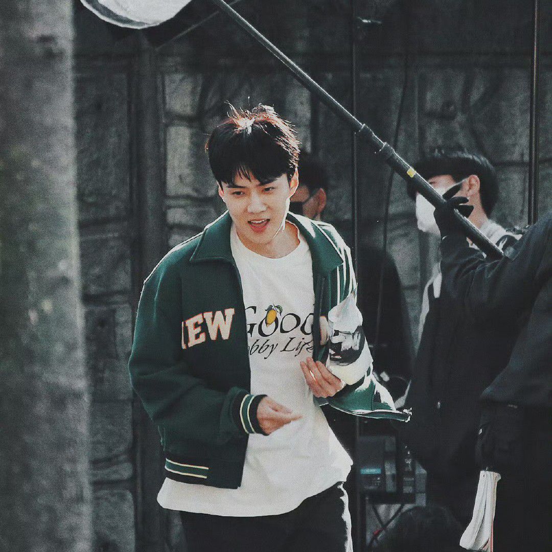 Recent activity shot of Sehun (EXO)