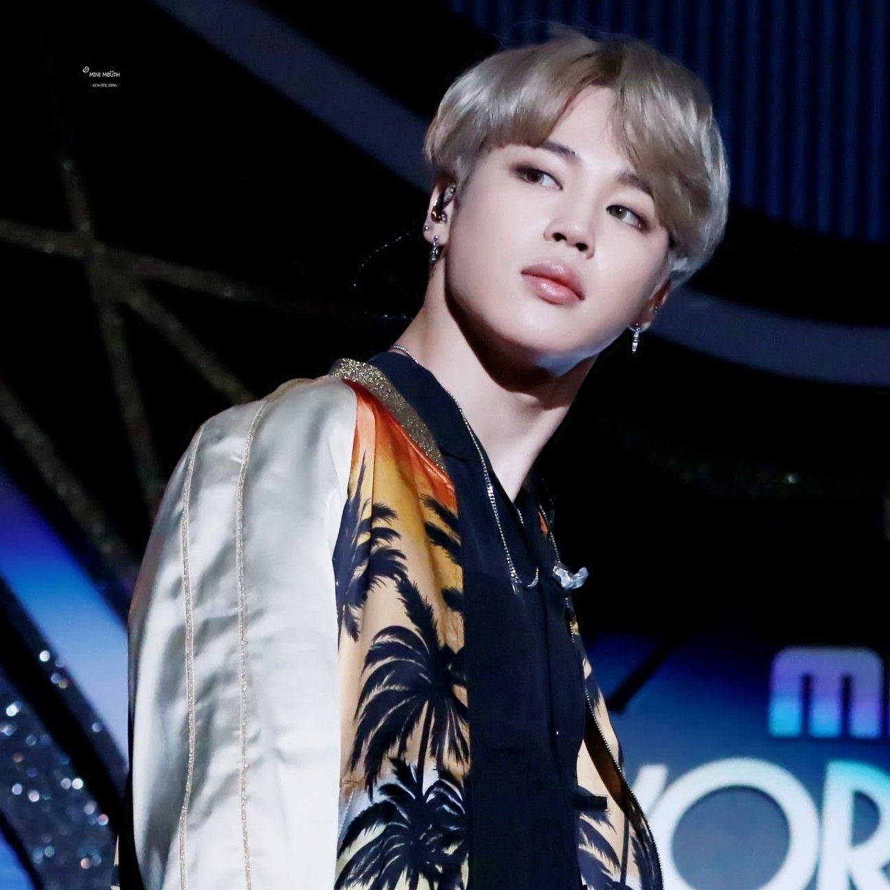 Recent activity shot of Jimin (BTS)