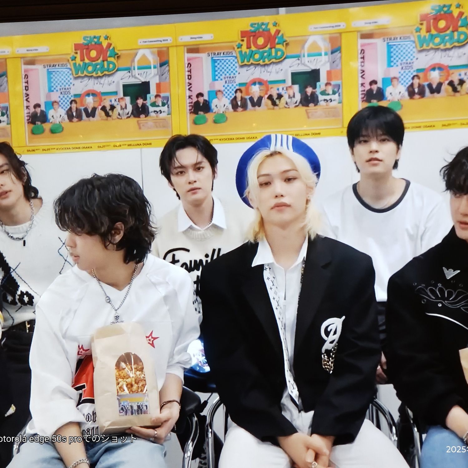 A moment captured by Lee Know (Stray Kids)'s fan