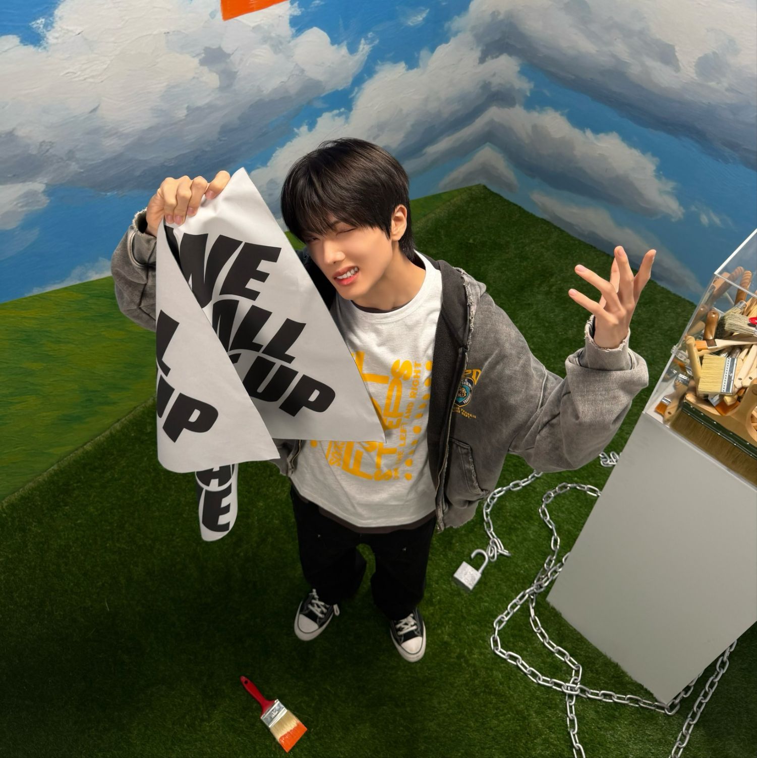 A moment captured by Jisung (NCT DREAM)'s fan