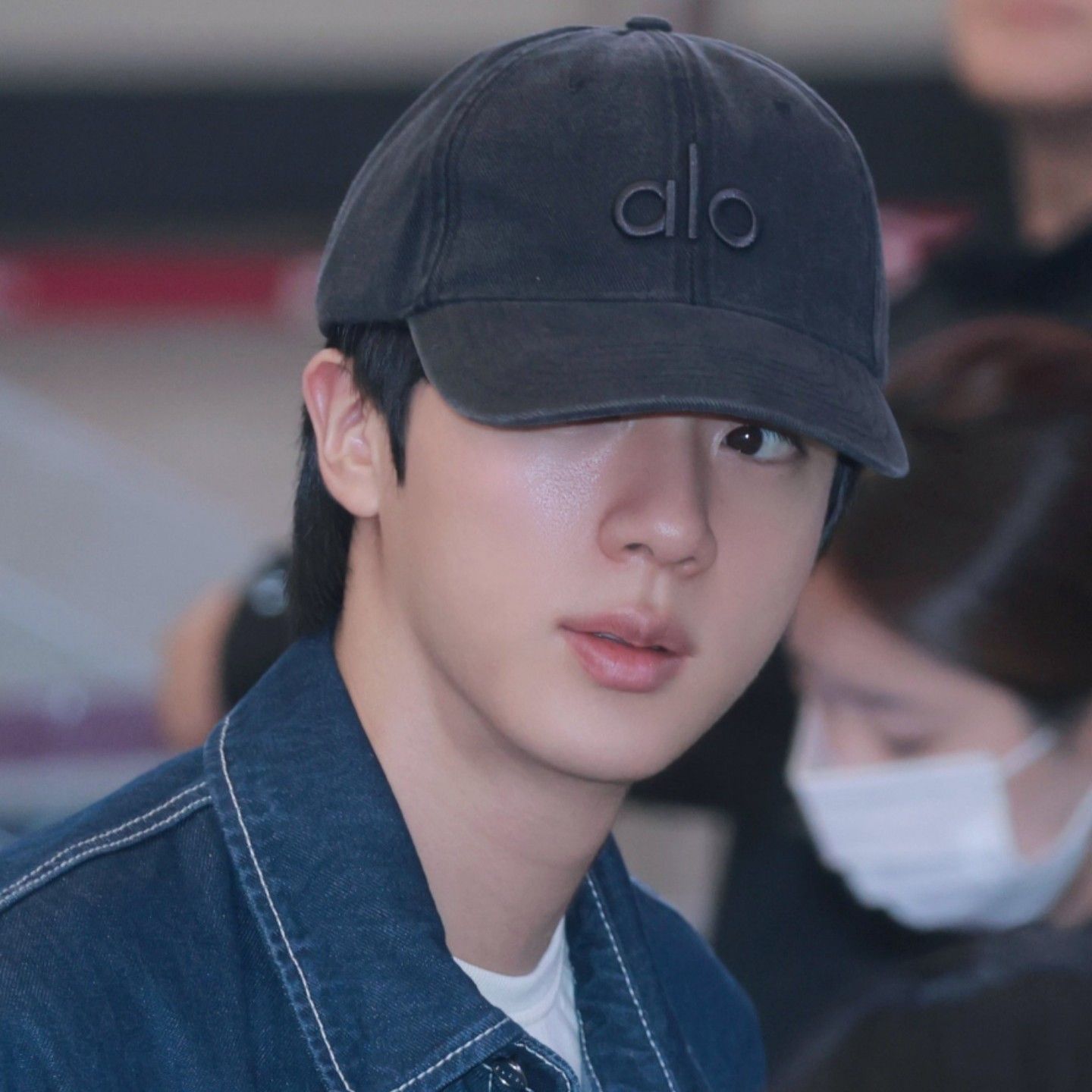 Recent activity shot of Jin (BTS)