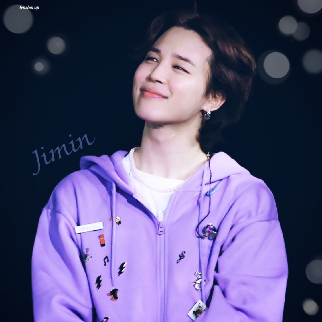 Recent activity shot of Jimin (BTS)