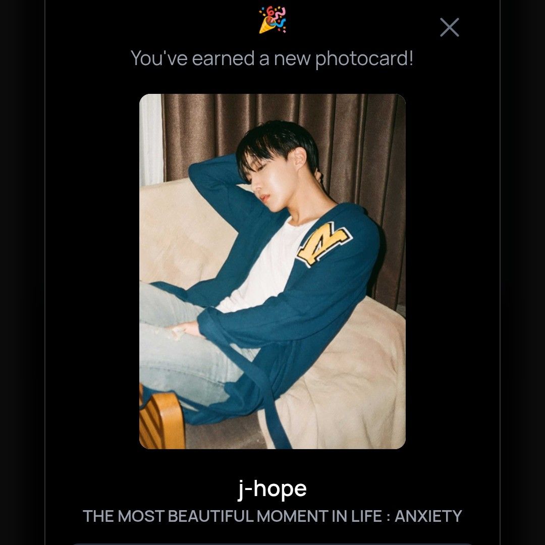 Recent activity shot of j-hope (BTS)
