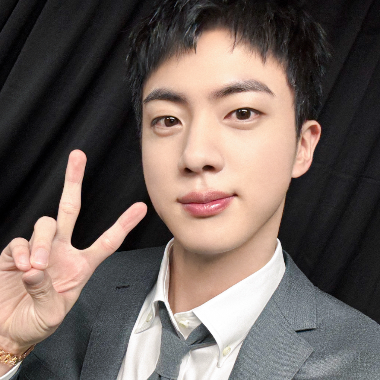 Recent activity shot of Jin (BTS)