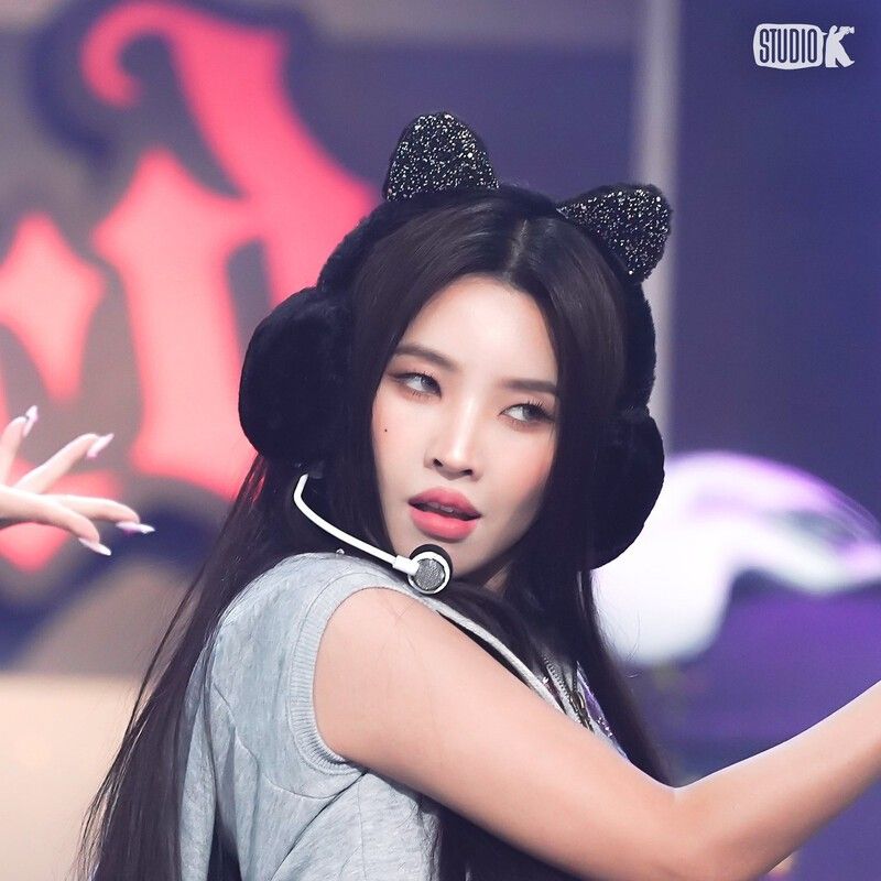 A moment captured by Soyeon (i-dle)'s fan
