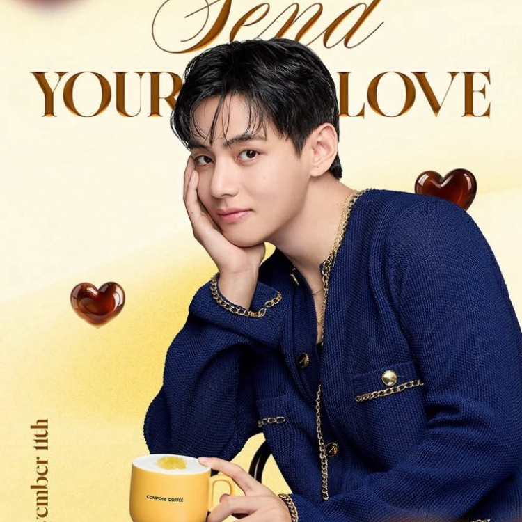 Recent activity shot of V (BTS)