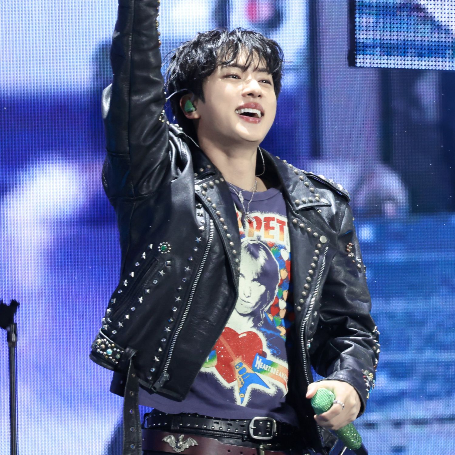 Recent activity shot of Jin (BTS)