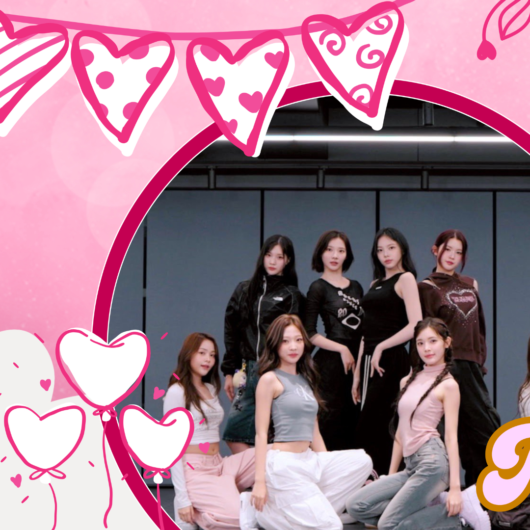 A moment captured by Hearts2Hearts's fan