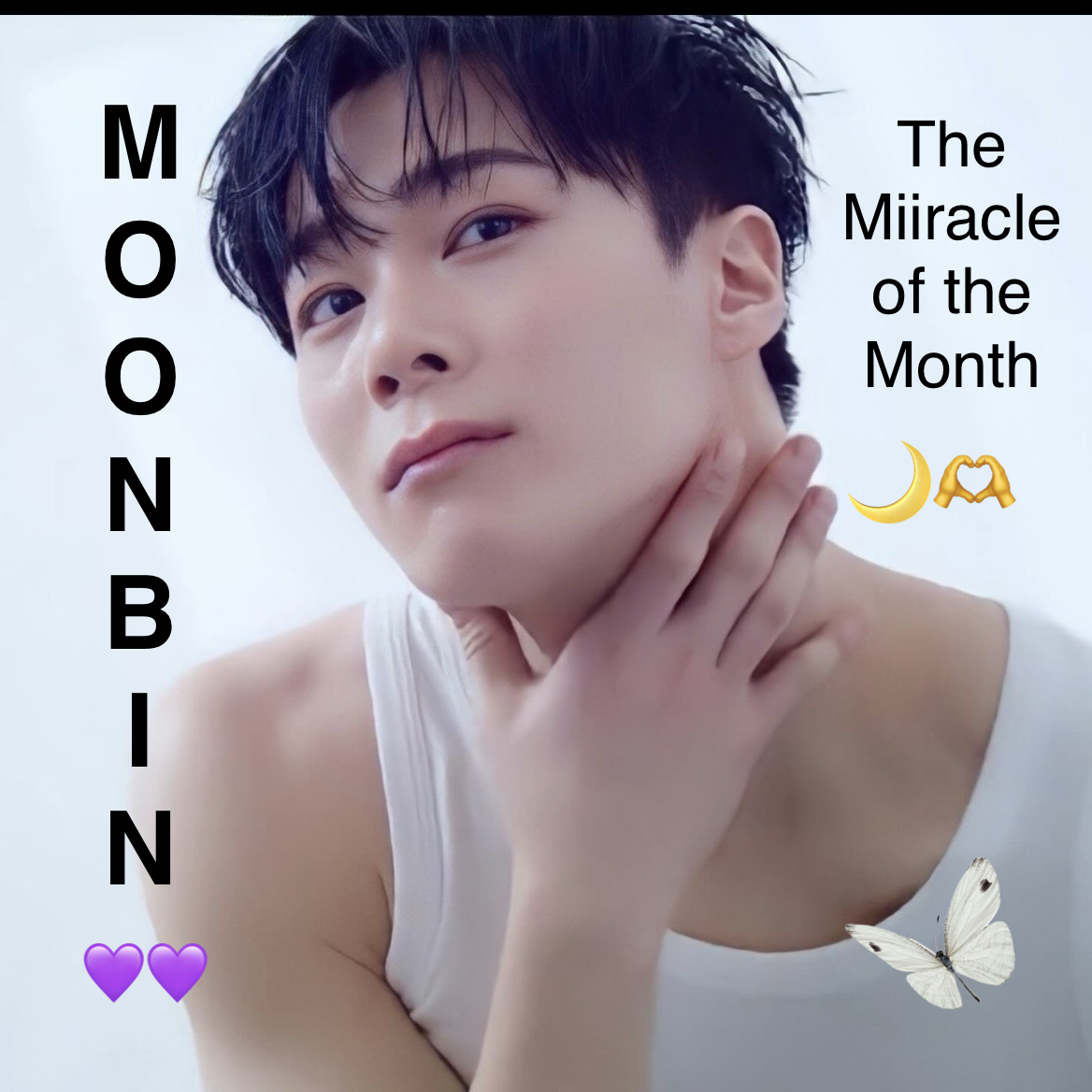 Recent activity shot of Moonbin (ASTRO)