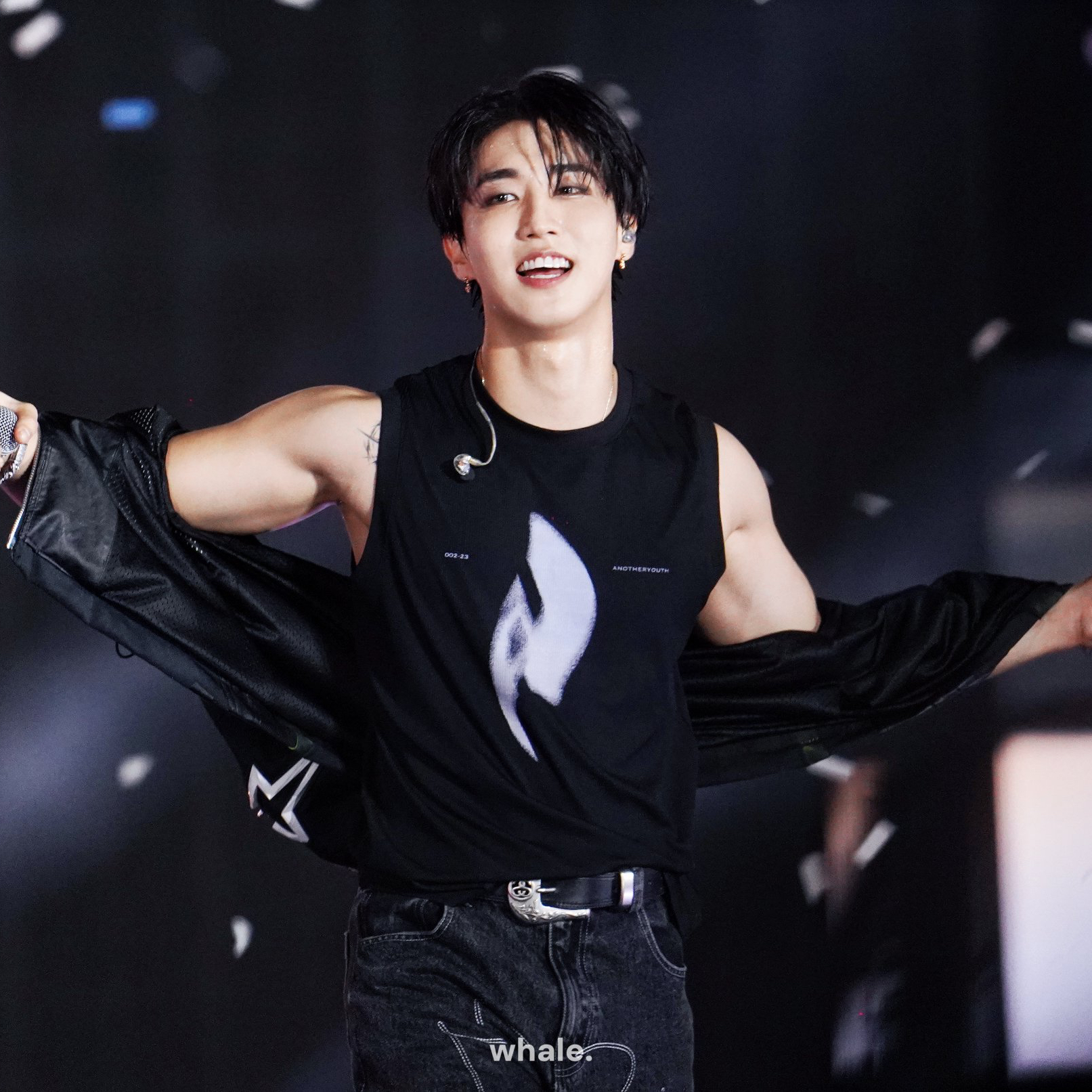 A moment captured by HAN (Stray Kids)'s fan