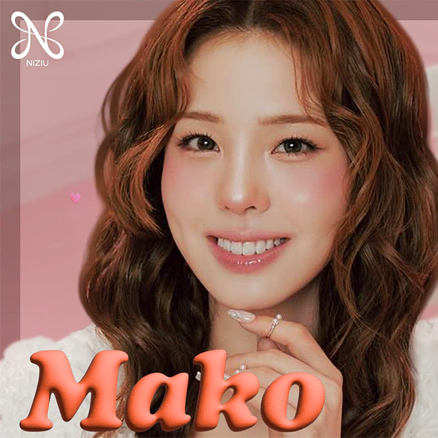 Behind-the-scenes cut of Mako (NiziU)