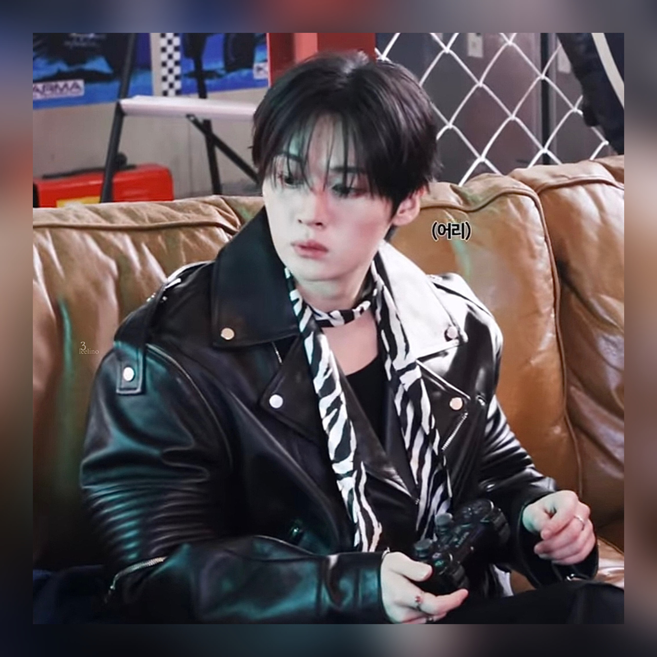 A moment captured by Lee Know (Stray Kids)'s fan