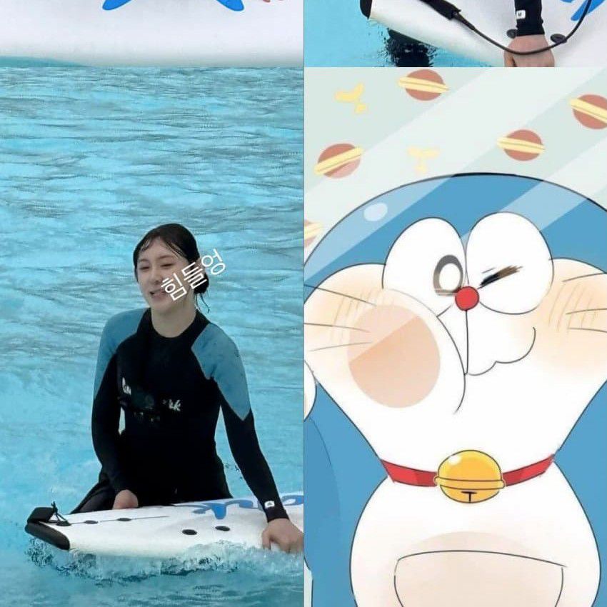 A moment captured by Lee Chaeyeon's fan