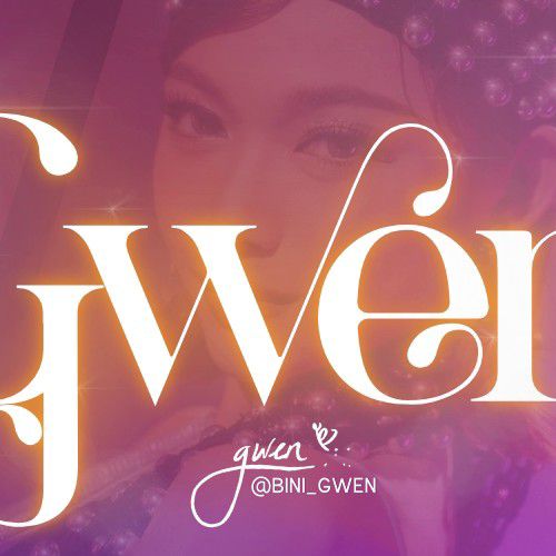 Recent activity shot of Gwen (BINI)