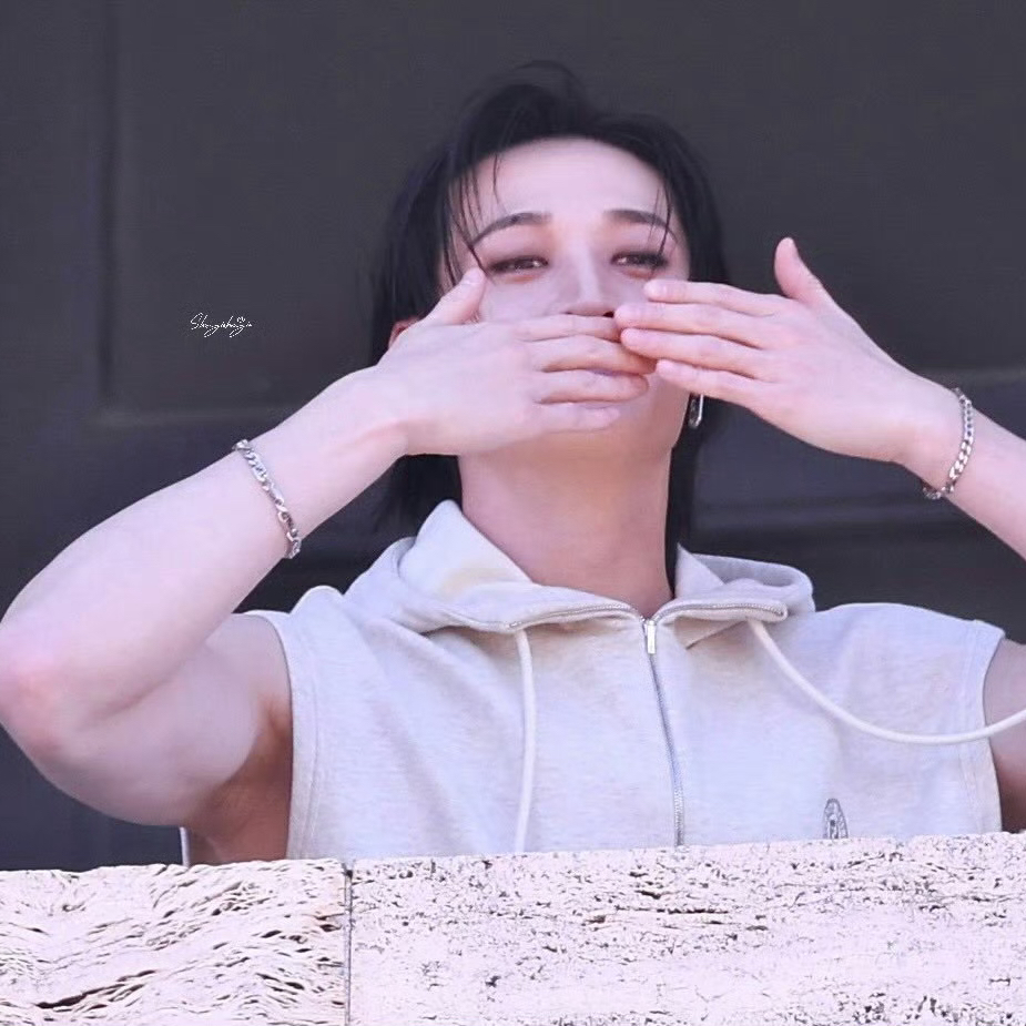 Recent activity shot of Bang Chan (Stray Kids)