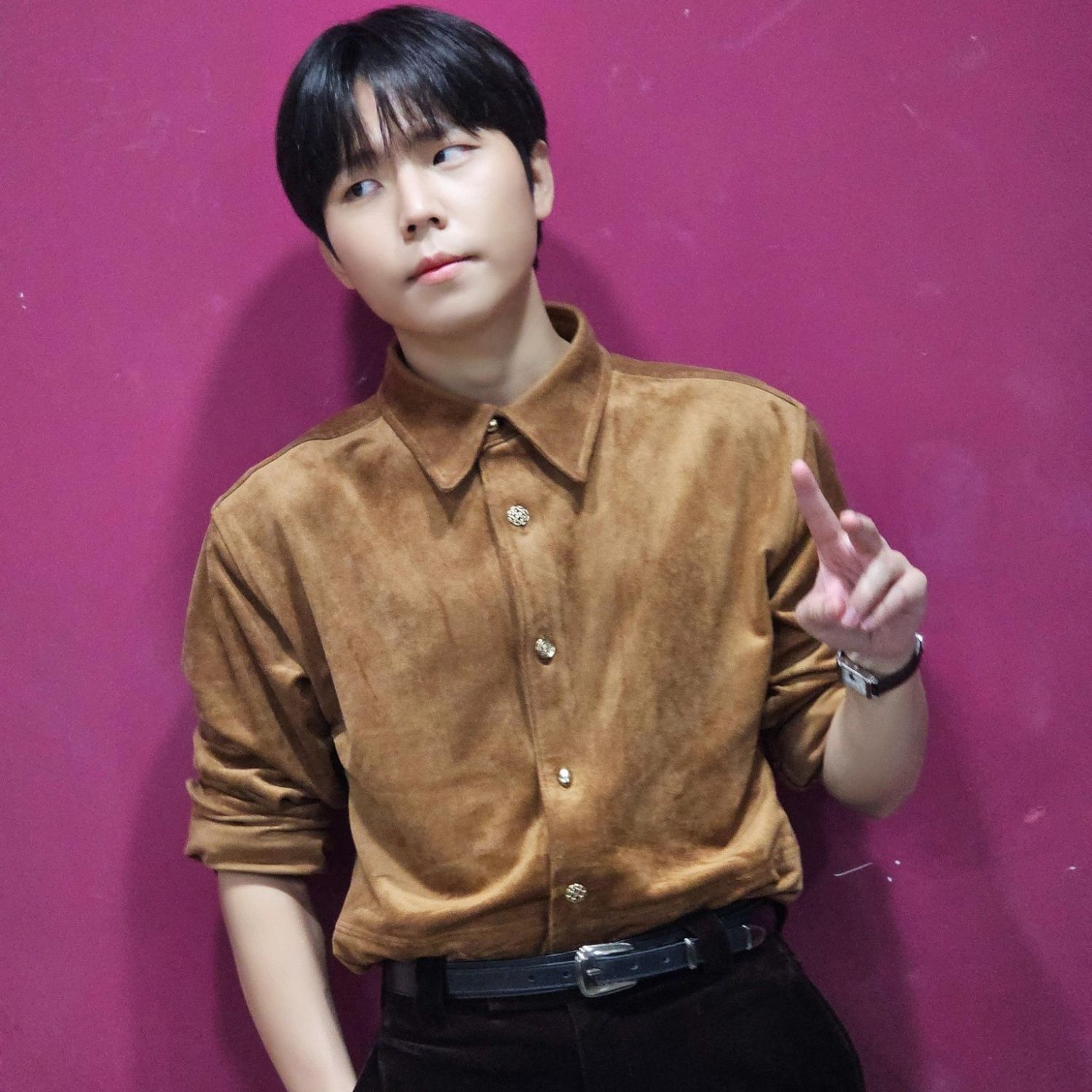 A moment captured by Jung Seunghwan's fan