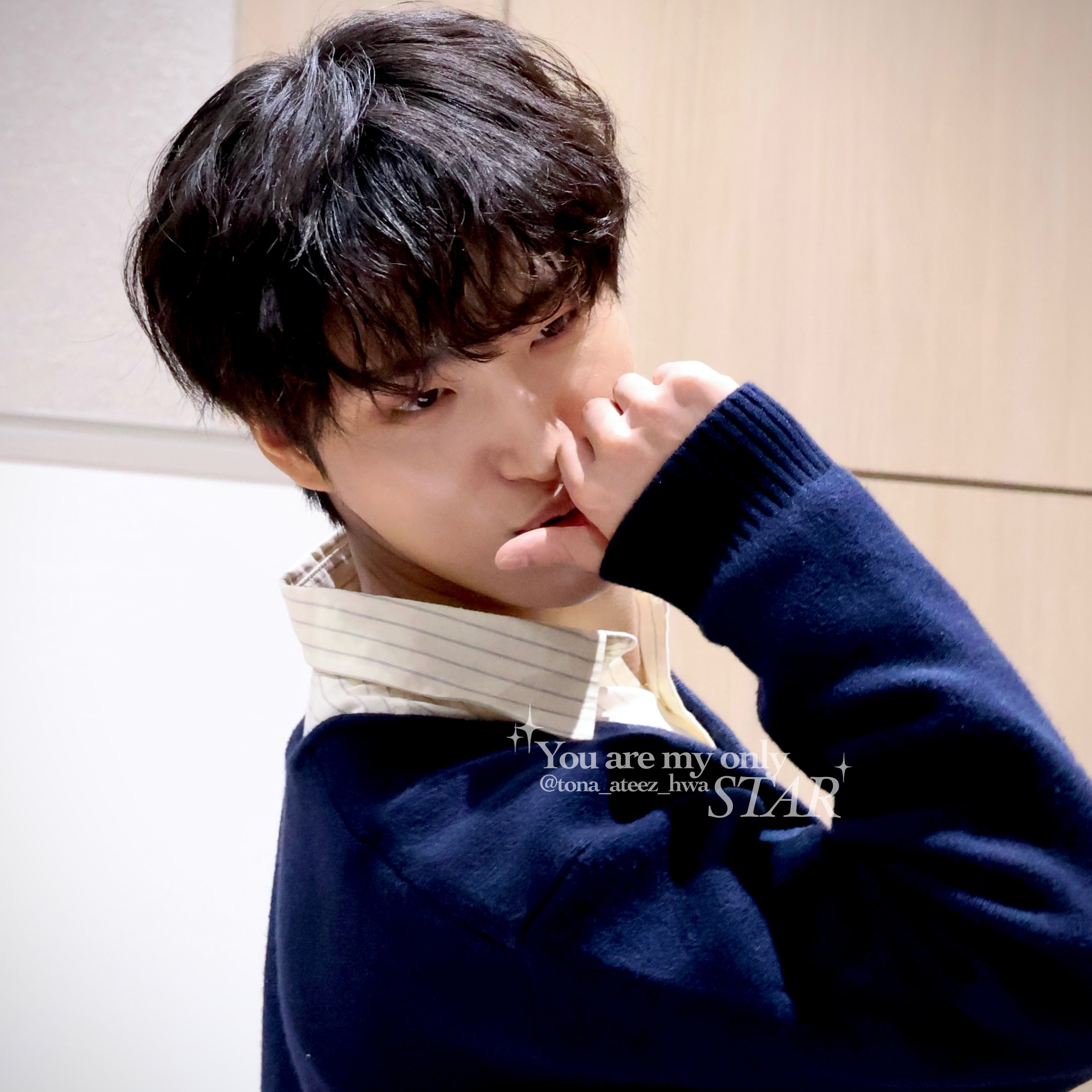 A moment captured by Seonghwa (ATEEZ)'s fan