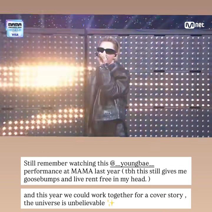 A moment captured by Taeyang (BIGBANG)'s fan