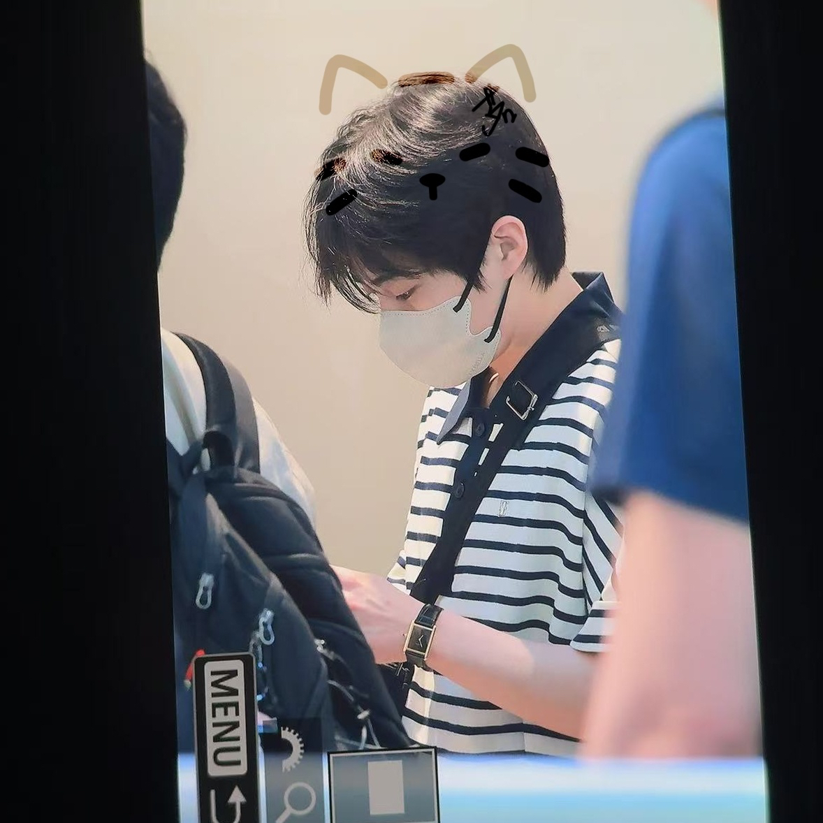 Recent activity shot of Xiumin (EXO)